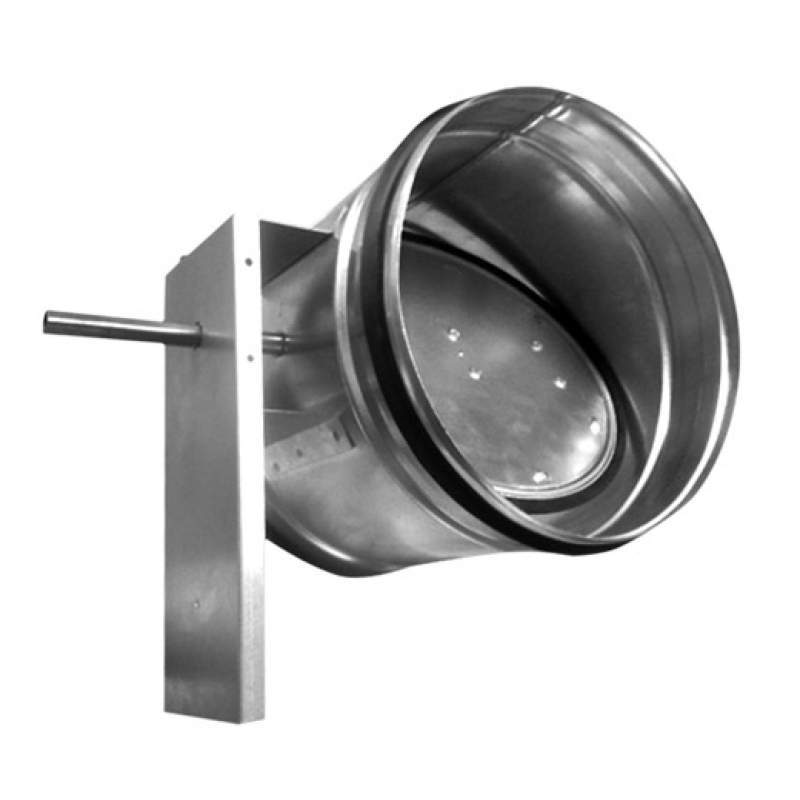 Дроссель-клапан под электропривод ZSK 160 мм