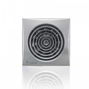 Накладной вентилятор Soler & Palau SILENT-300 CHZ SILVER (Таймер, Датчик влажности)